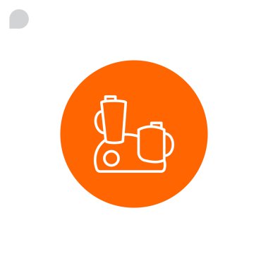 mutfak robotu simgesi. 