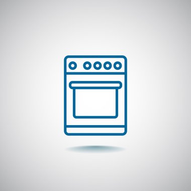 Mutfak sobası simgesi