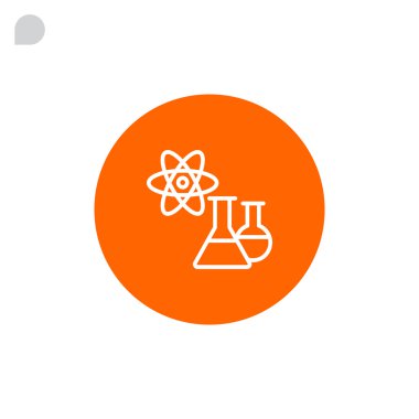 Laboratuvar araştırma simgesi 