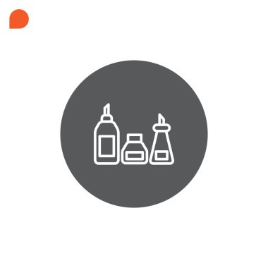 mutfak şişeler, konteyner simgesi