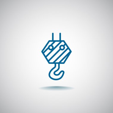 inşaat vinç simgesi.