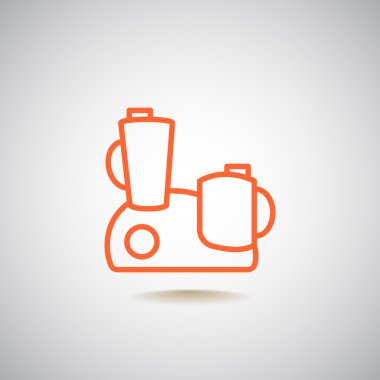 mutfak robotu simgesi. 