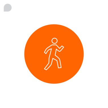 Yürüyen kişi simgesi  