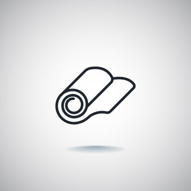 rulo duvar kağıdı simgesinin