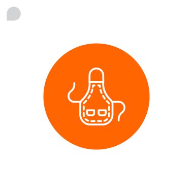 Mutfak önlüğü simgesi  