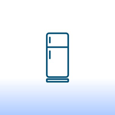 Buzdolabı simgesi, illüstrasyon 