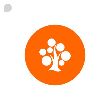 ağaç simgesiyle, illüstrasyon