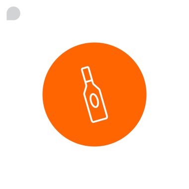 cam şişe sıvı simgesi 