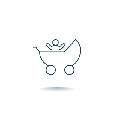 Bebek arabası simgesi 