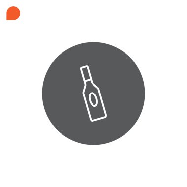 cam şişe sıvı simgesi 