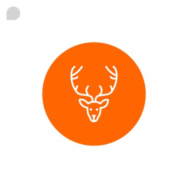 Tasarım geyik simgesinin