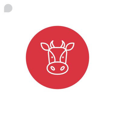 Tasarım inek simgesinin