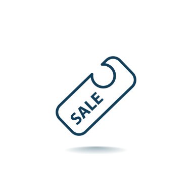 Satılık etiket simgesi