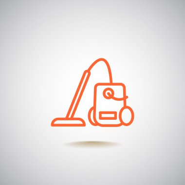 elektrik süpürgesi simgesi.