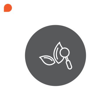 Botanik simgesi, illüstrasyon 