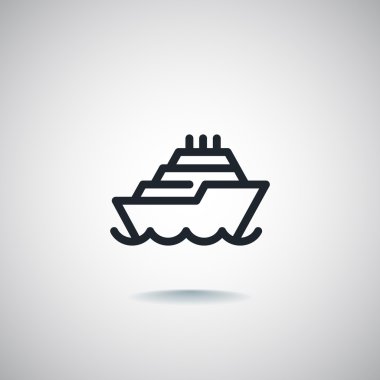 Gemi simgesi, illüstrasyon 
