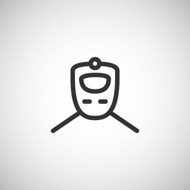 Tren simgesi, illüstrasyon 