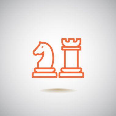 Satranç parçaları simgesi 