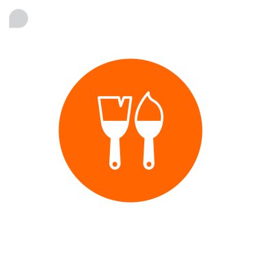 Boya fırça simgeler