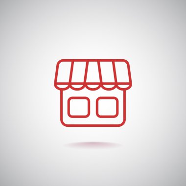 dükkan, mağaza web simgesi