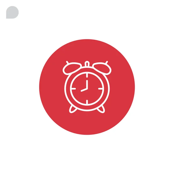 Icono del reloj, ilustración — Vector de stock