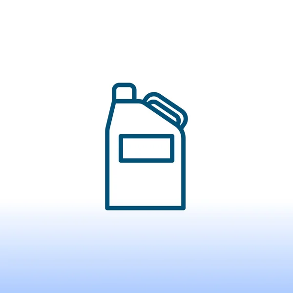 Jerrycan icon, illustration — Stock Vector