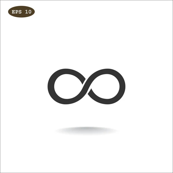 Infinity teken pictogram — Stockvector