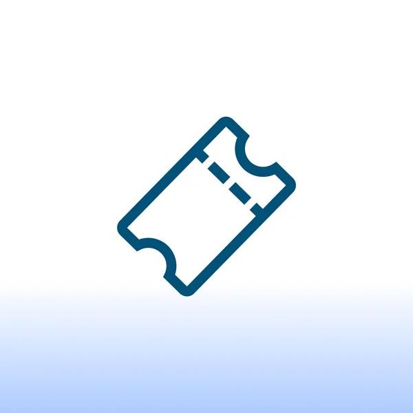 Post, vervoer Ticket pictogram — Stockvector