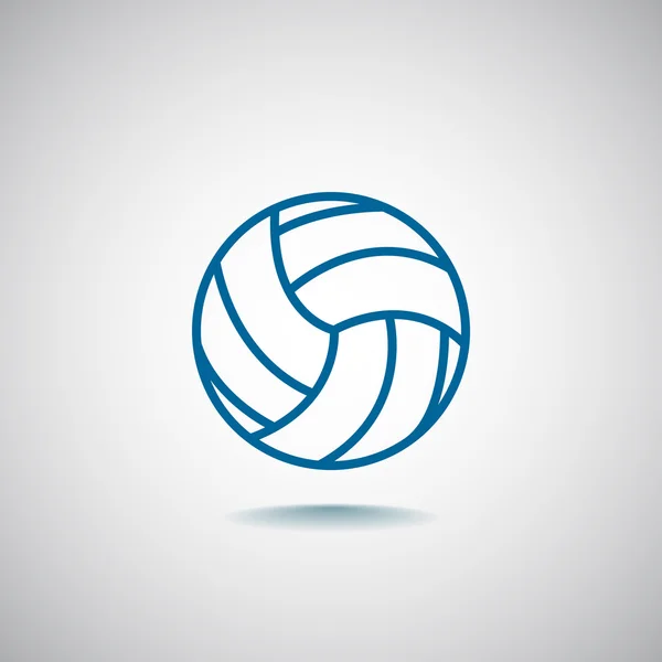 Icono de pelota de voleibol — Vector de stock