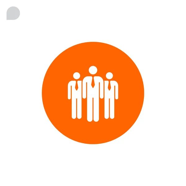 Grupo de pessoas ícone — Vetor de Stock