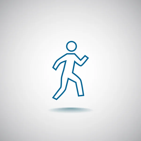 Карта с человечком ходить по улицам