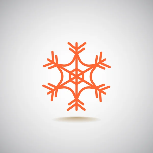 Ontwerp van Snowflake pictogram — Stockvector