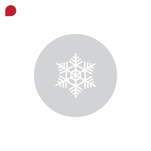 Design dell'icona del Fiocco di neve — Vettoriale Stock