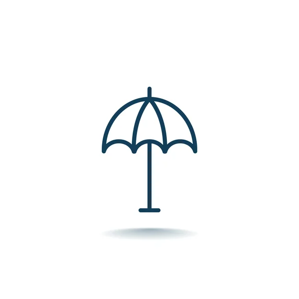 Umbrella, parasol icon — Stock Vector