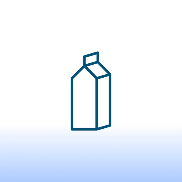 Verpackungsbehälter für Milch — Stockvektor