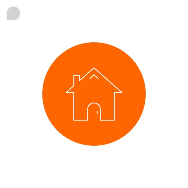 Home Icon, illustration — Stock Vector