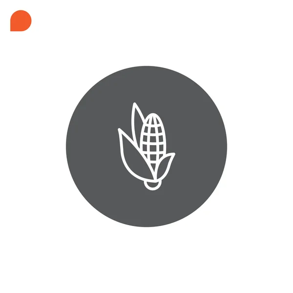 Дизайн кукурузной иконы — стоковый вектор