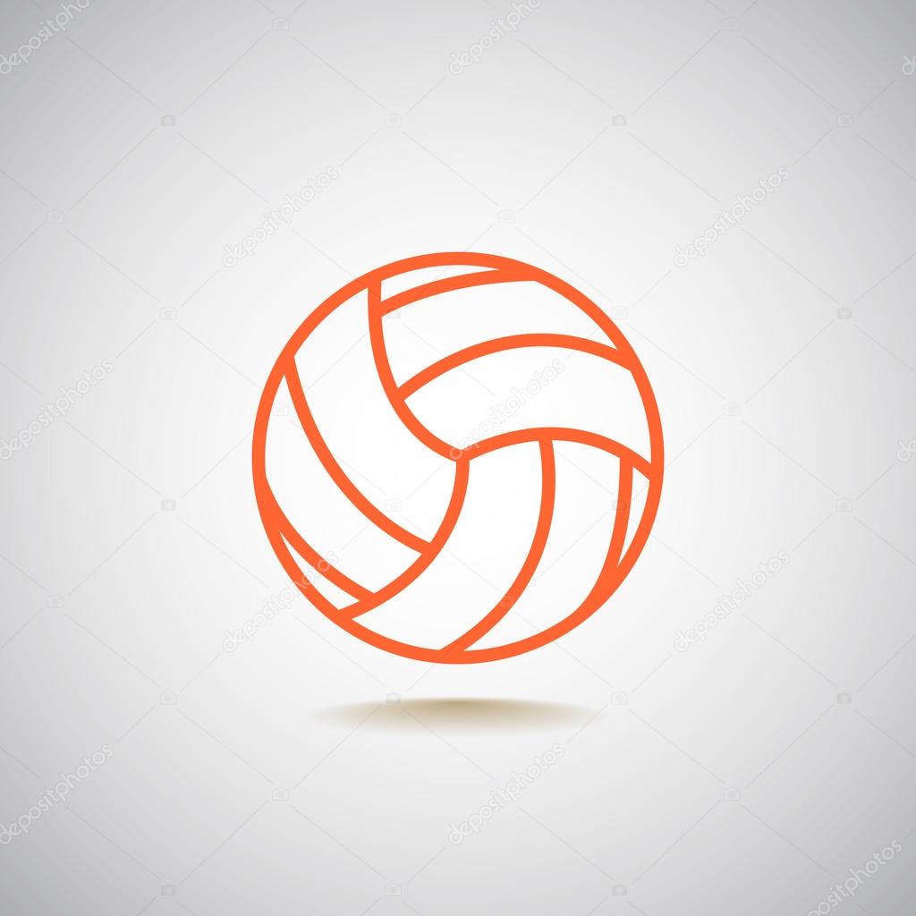 Volleyball ball icon 