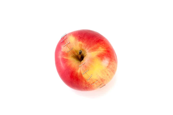 Red ripe Apple. — Stock Photo, Image