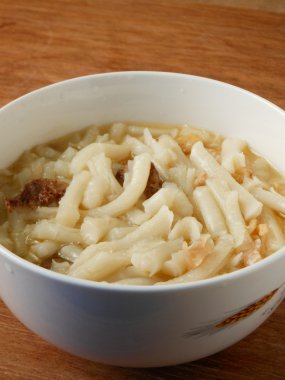 Çin Lai eğlence kucak cheong ve kurutulmuş karides çorbası erişte