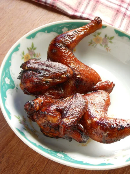 Chinese celebratory banquet cuisine roast squab — Stock Photo, Image