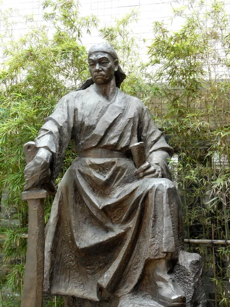 Estatua del héroe taiwanés Qiu Fengjia — Foto de Stock