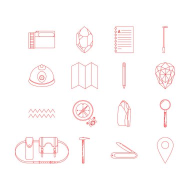 araştırma Icons set