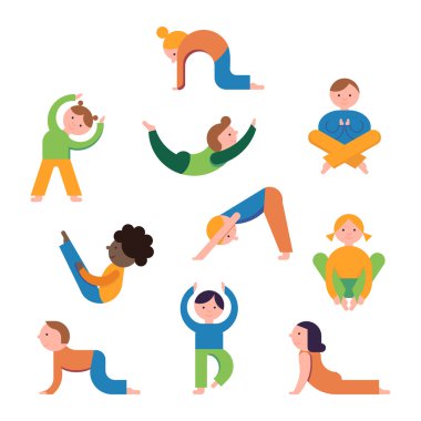 Yoga çocuklar seti