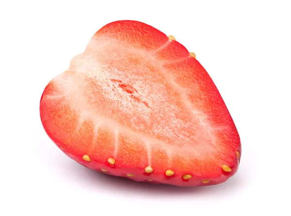 dilimlenmiş çilek izole