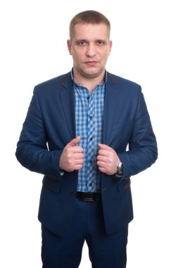 Başarılı iş adamı izole 