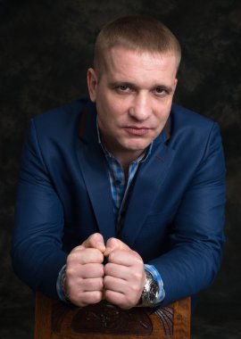 Başarılı bir iş adamının portresi 