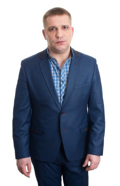 Başarılı iş adamı izole 