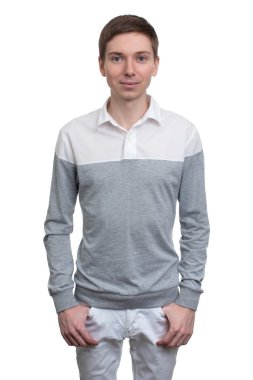 Mutlu gülümseyerek portresi 