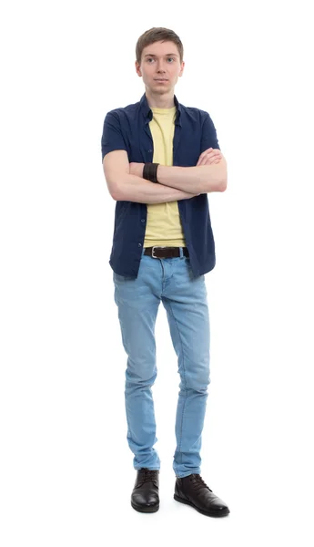 Young Man in Casual Clothes — Stock Photo, Image